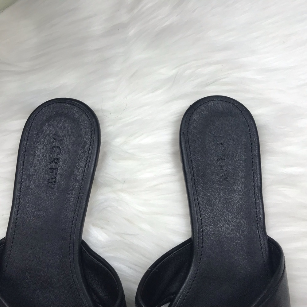 J. Crew Black Cora Criss Cross Sandals Sz 8.5 NWOB - Picture 3 of 8